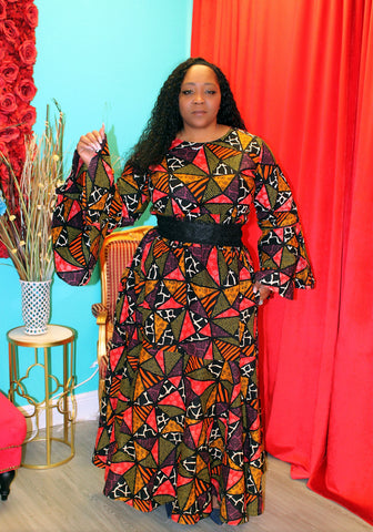 Zebra Ankara Two Piece Set