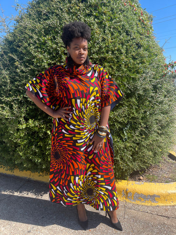 Aztec Denim Dress