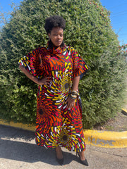 Aztec Denim Dress