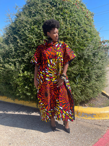 Aztec Denim Dress