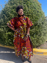 Aztec Denim Dress