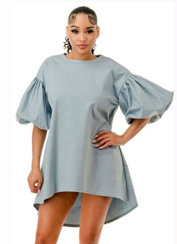 Da Puff Denim Dress