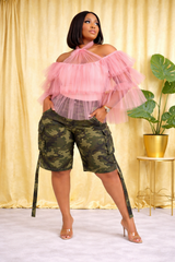 Camo Cargo Shorts