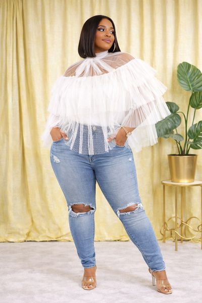 Laced Layered Blouse