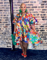 Party Print Dress