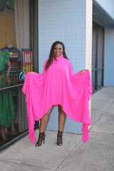 OverSized Dramatic Blouse in Pink
