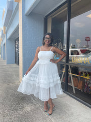 White Tulle Dress